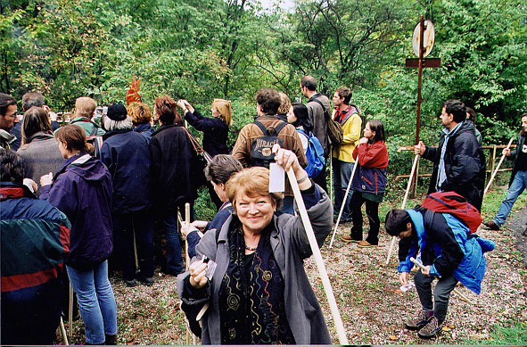 Inge Vavra, EVAKUIERUNG - galleria itinerante, im Rahmen von UNIKUM – Eine Fahrt außer Landes, 2000, Foto: Gerhard Maurer